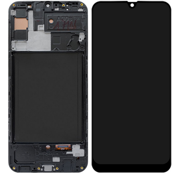 Tela Frontal Display Lcd Touch Completo Samsung A30S A307F Com Aro ...