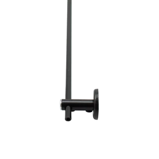 Porta Toalha De Banho Toalheiro Reto De 65cm Preto fosco O Maior Da Categoria