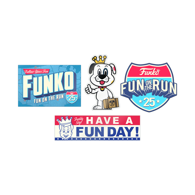 Funko Pack Sticker Com 4 Fun On The Run Exclusivo | Shopee Brasil