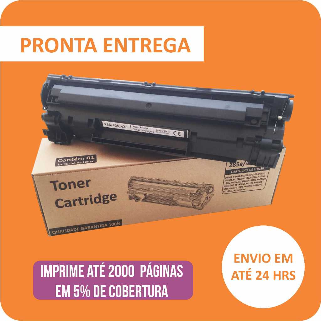 Toner Hp 1102 P1102 P1102w M1132 M1130 285/435/436 Promoção! Shopee