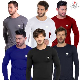 Camiseta Térmica Proteção UV 50+ Manga longa Segunda Pele LJ