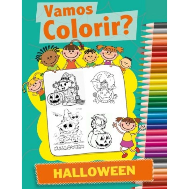 Halloween Para Colorir - Desenho Pra Colorir
