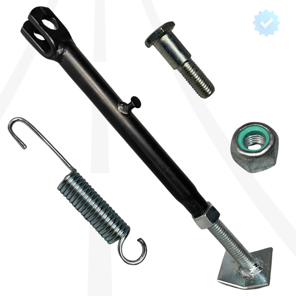 Cavalete De Apoio Lateral C/ Regulagem / Titan/ Biz Universal Completo + Mola + Parafuso.
