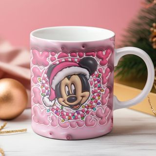 Caneca Turma do Mickey Natal 3D - Caneca Personalizada