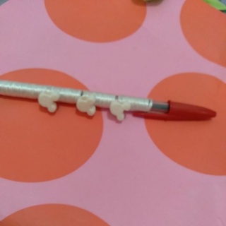 caneta personalizada branca do Mickey.