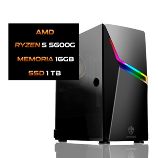 Pc Gamer Ice / Ryzen 5 5600G / 8GB DDR4 / SSD 240GB