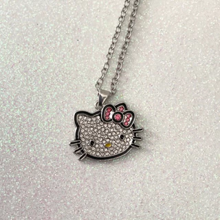 Colar Hello kitty strass