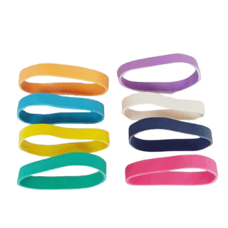 200 un. Borracha 10mm elastico atilho liga para tirante porta copo eventos festas shows