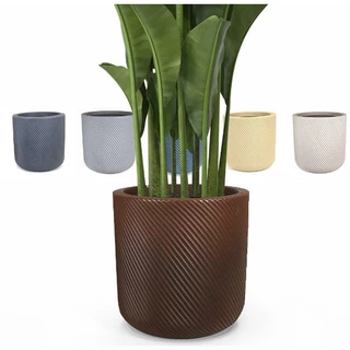 Vaso Decorativo Flores e Plantas Cilindro Vouga Decor