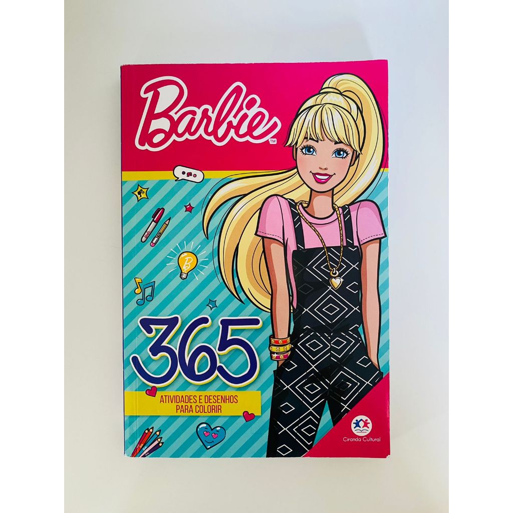 Barbie desenho para pintar - Lápis Amarelo - Desenhos para Colorir