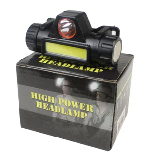 Lanterna De Cabeça 1 Led Com Sinalizador High Power HeadLamp 3587