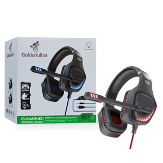 Headset Gamer Fone De Ouvido Ajustavel com Mixer de Volume Goldenultra GT-97 P3/USB