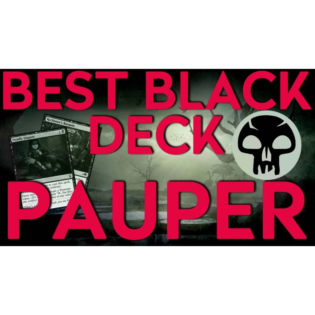 Deck Mono Black Pauper - MAGIC THE GATHERING PRONTO PARA JOGAR!