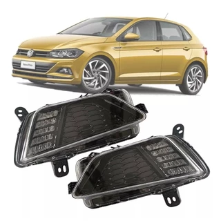 Farol Auxiliar Drl Milha Vw Polo E Virtus 2018 2019 2020 Led