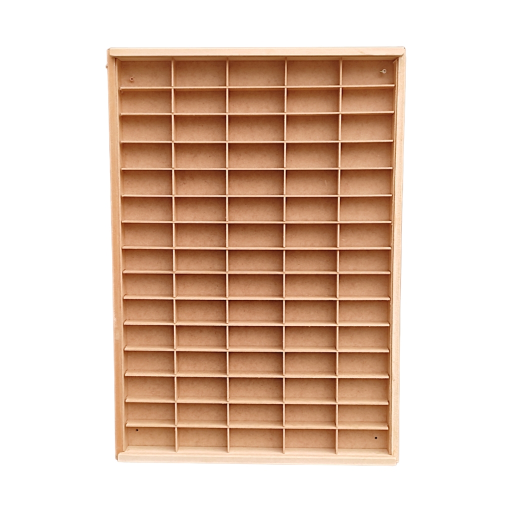Expositor Em Mdf Para 75 Nichos escala 1:64 | Shopee Brasil