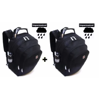 Kit 2 Mochilas Viagem Impermeável Reforçada