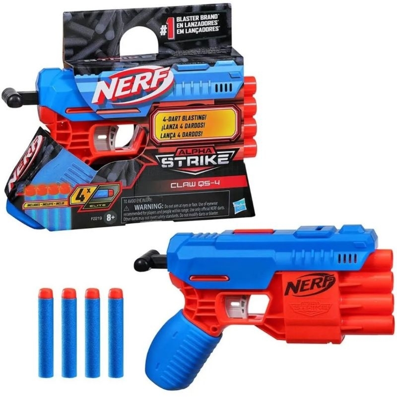 Kit Lançador Volt Nerf + Colete + Acessórios + 60 Dardos em