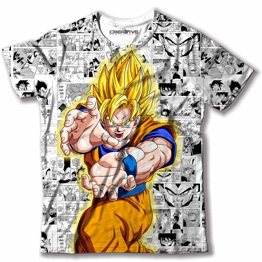 CAMISETA GOKU SUPER SAYAJIN 2