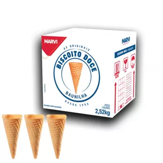 CASQUINHA BISCOITO DOCE BAUNILHA 2,52KG - SORVETE EXPRESSO