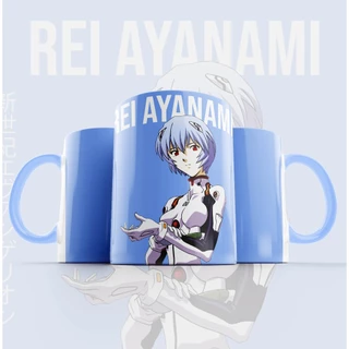 Caneca Rei Ayanami Evangelion Presente Personalizado Xicara Cerâmica Premium
