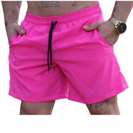 Bermuda Shorts Tactel com Elastano Academia Treino Corrida Mauricinho