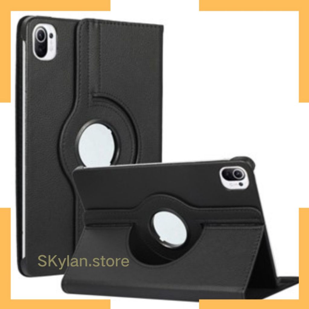 Capa giratório couro sintetico compativel com xiaomi mi pad 5/5pro