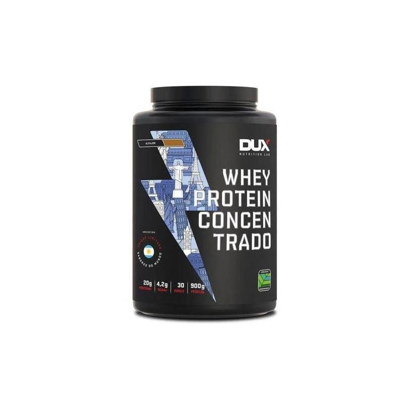 Whey Dux concentrador Alfajor Edição Sabores do Mundo 900g