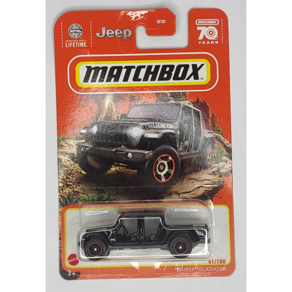 Matchbox: 20 Jeep Gladiator Kisautó, Fekete - JátékNet.hu