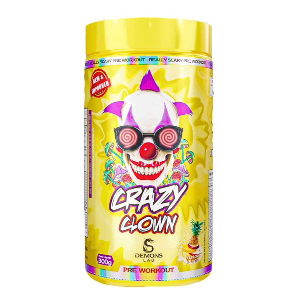 Pré Treino Crazy Clown 300g - Demons Lab -Lançamento