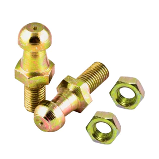 Kit 2 Pinos com Porca M6 para Instalação de Amortecedores Porta Malas e Capo