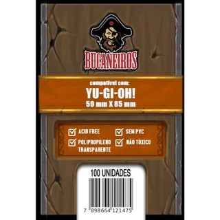 Sleeves / Shields Yu-Gi-Oh! Bucaneiros - Yu-Gi-Oh - Yugioh - Yugioh! - 59mm x 85mm