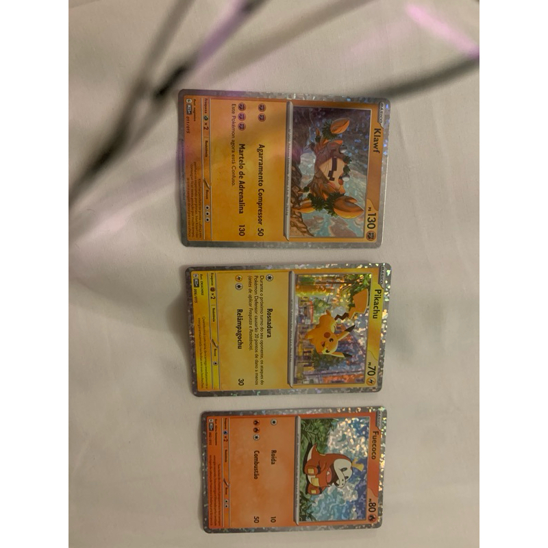 cartas Pokémon brilhantes - mc donalds