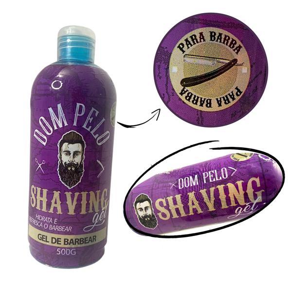 Shaving Gel 500g Dom Pelo Refrescante Profissional Envio Imediato