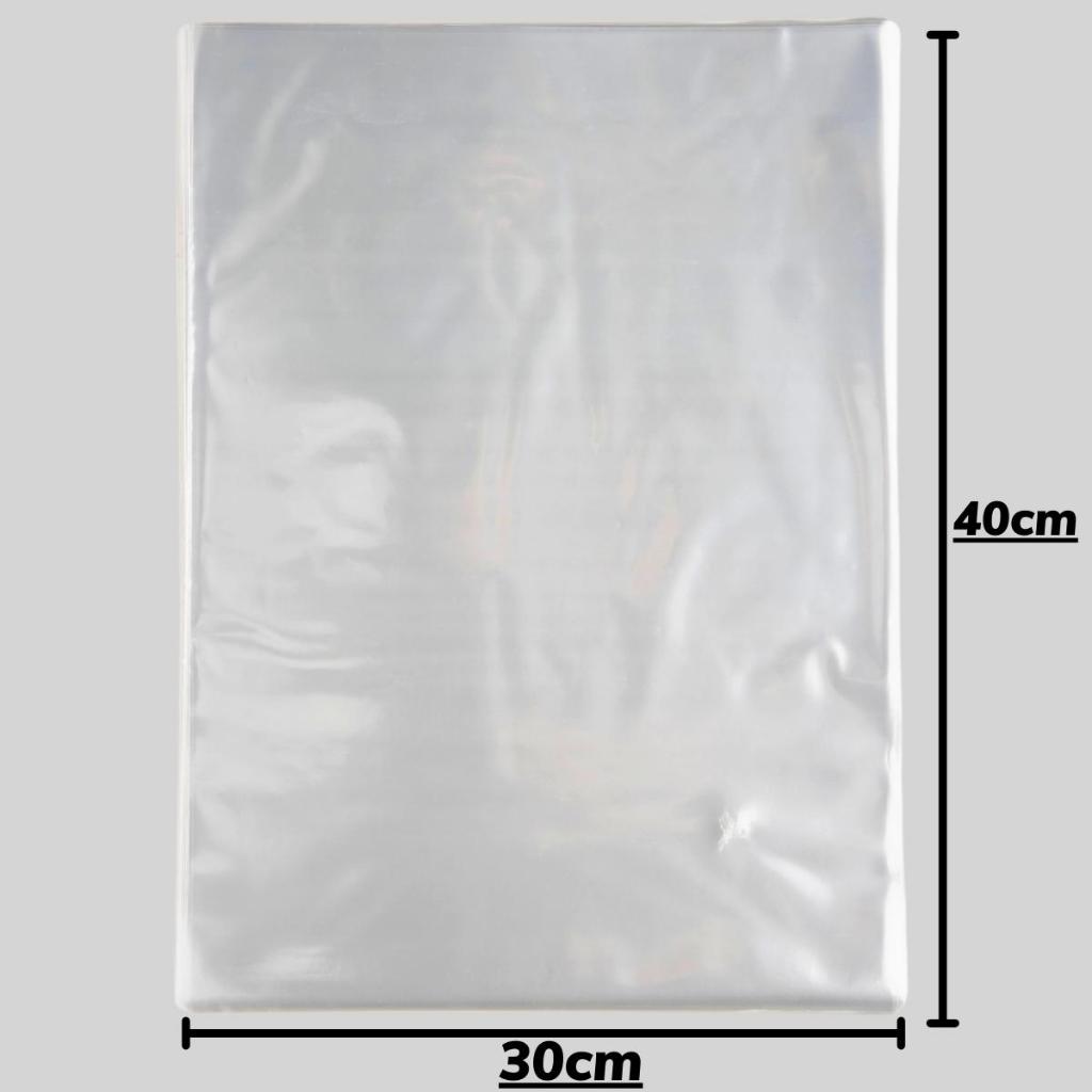 100un Saco Transparente Sem Aba Plástico Cristal Embalagem Roupa ...