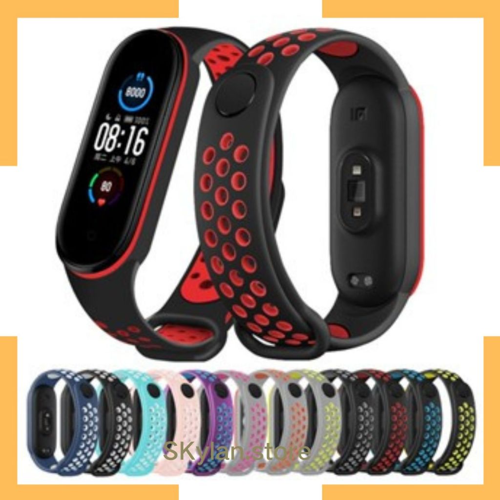 Pulseira Sport Furadinha Compatível Com Xiaomi Mi Band 5/ 6