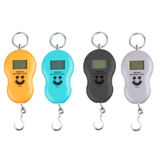 Balança de Gancho Metal Portátil Digital Mão Bolsa Mala Peixe Até 50kg Top