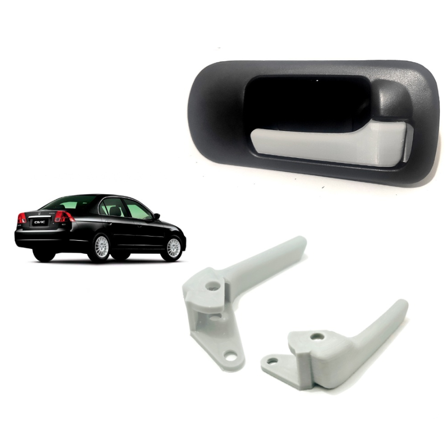 Kit Puxador Macaneta Interna Civic 2001 2002 2003 2004 2005 2006 Esquerda Direita