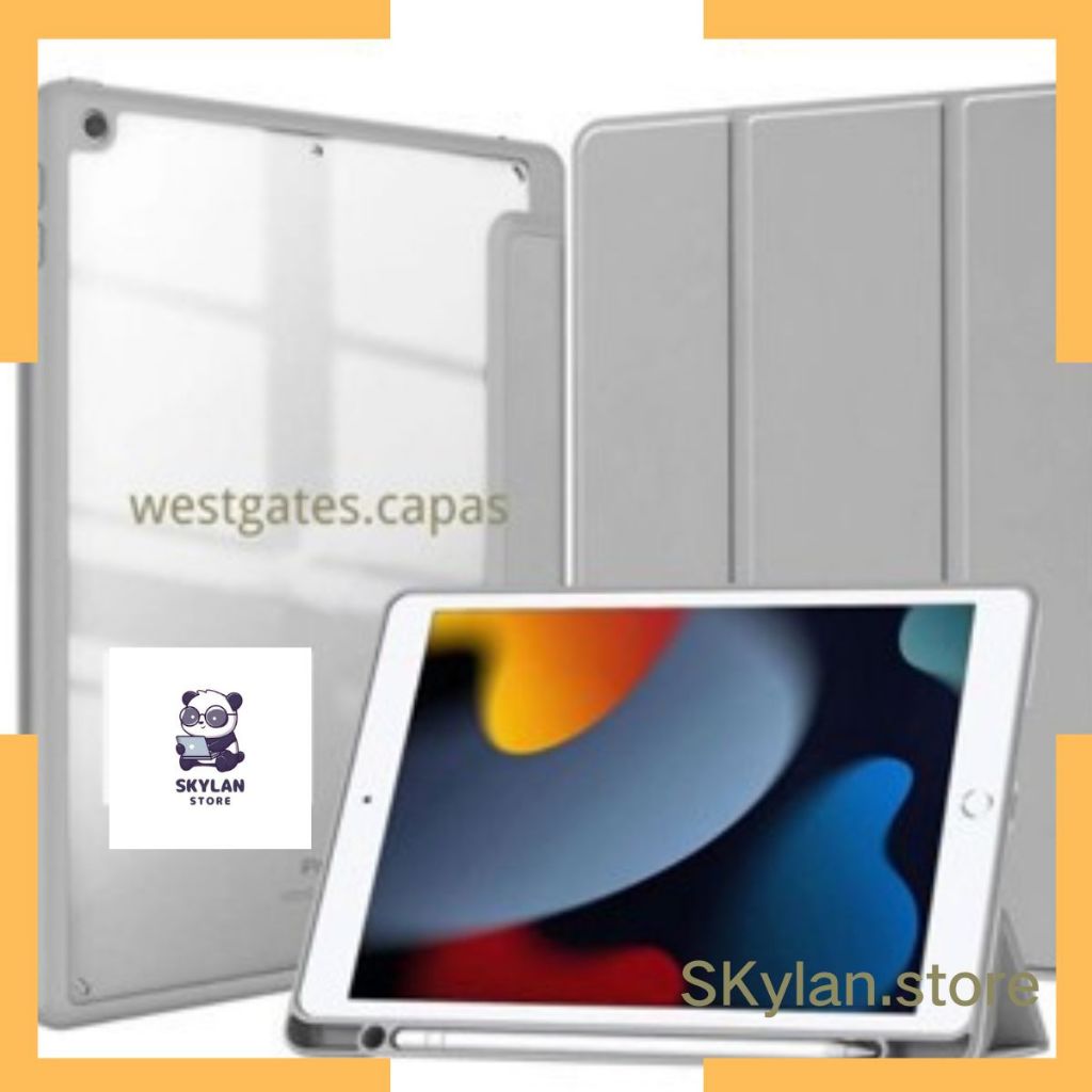 Capa ipad com slot para caneta silicone macio compatível 10,2 pol ipad 7 8  9 geração 10,5 pol iPad pro 2017 2019 - Escorrega o Preço