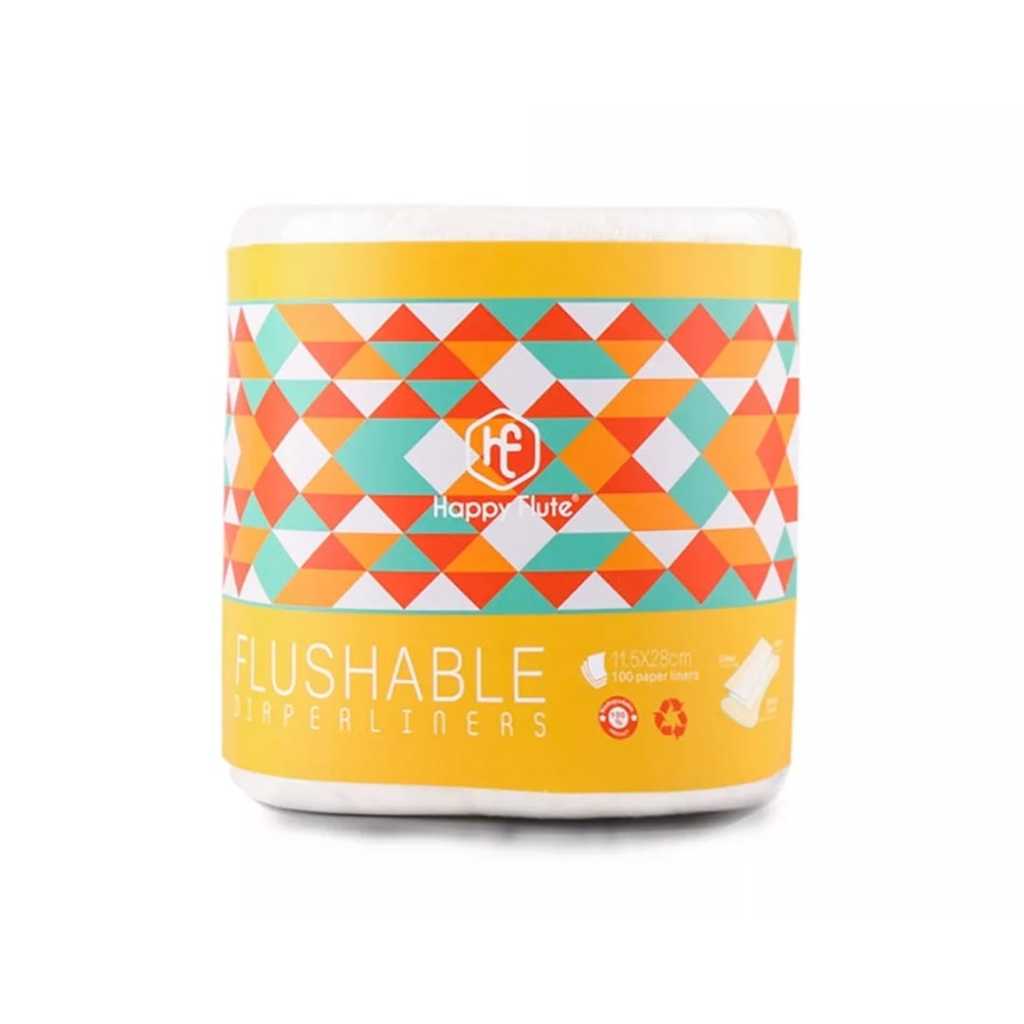 Forro Happy Flute 100% Biodegradável Liner Para Fralda Ecologica Reutilizável