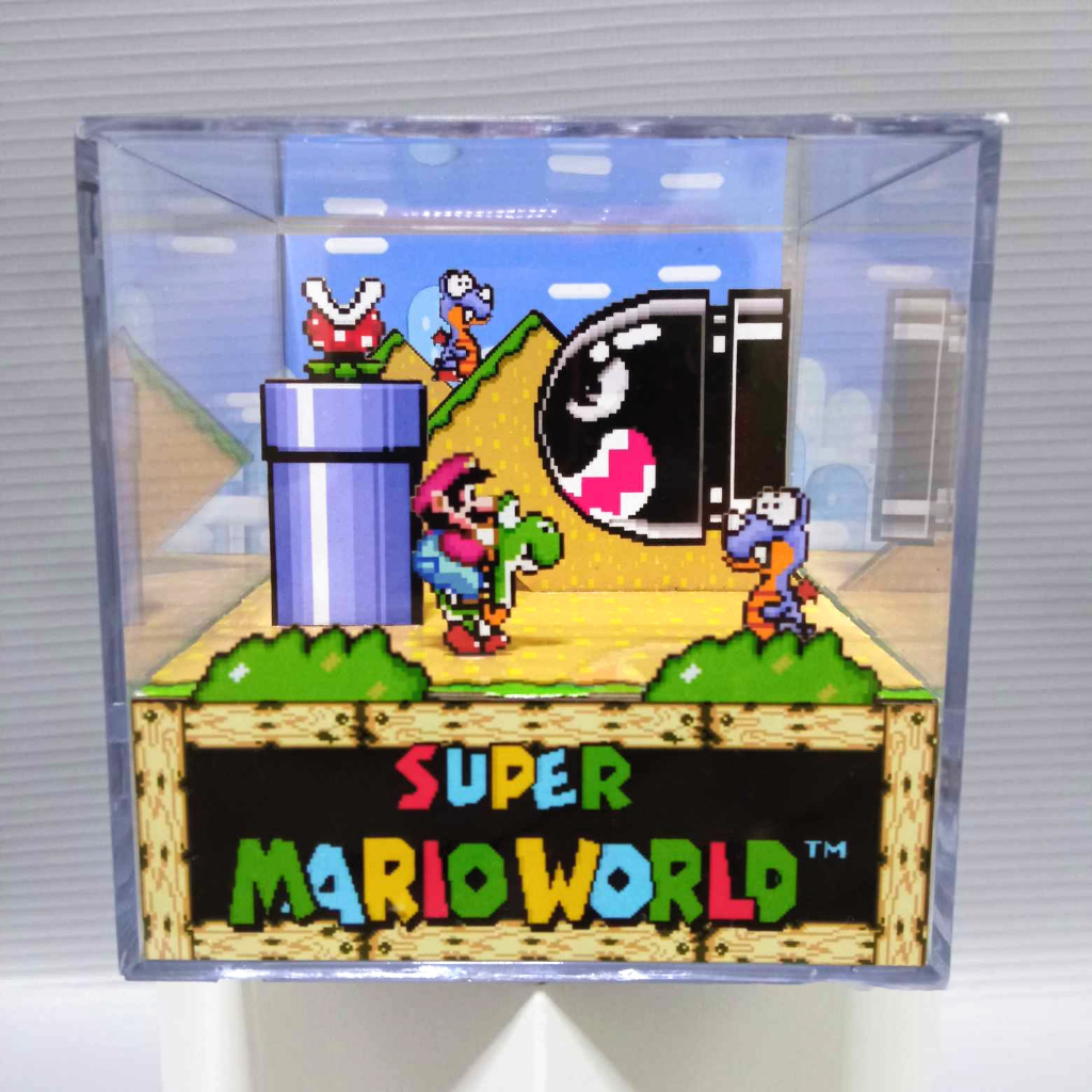 Cubo Diorama Super Mario World