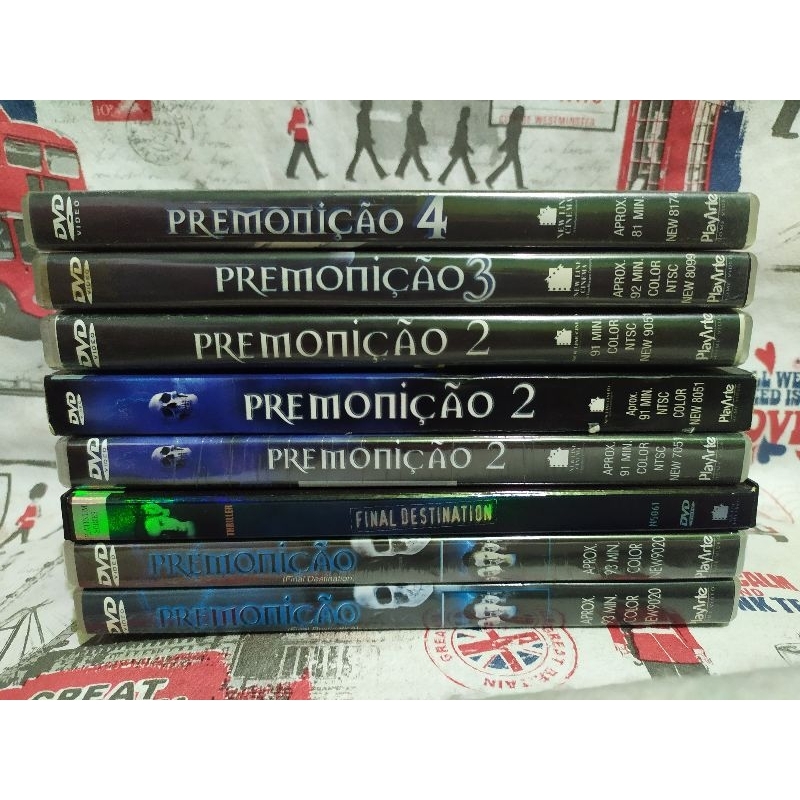 dvds opções premonição nacional e importado