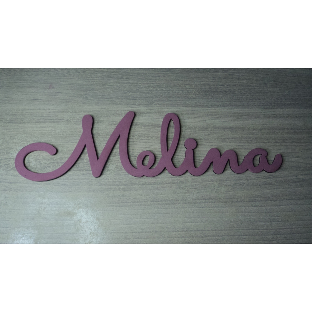 Letreiro em MDF com Nome Personalizado 28x8cm | Shopee Brasil