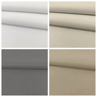 Tecido Blackout 100% Vedação Liso Off White Bege Cinza Branco - 2,80m largura para Cortina Persiana Rolo Ilhós Trilho