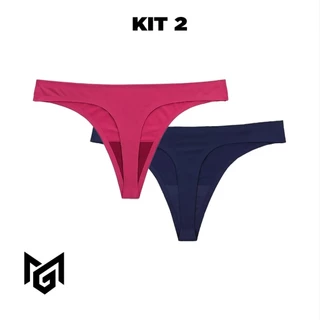 Kit 2 Calcinhas Fio Dental Sem Costura Laser Atacado Não Marca Confortavel Adulto Atacado Revenda em Oferta na Shopee