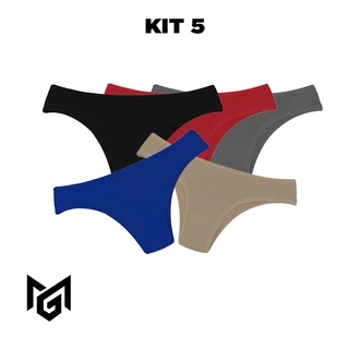 Kit 5 Calcinha Tanga Sem Costura: Conforto e Qualidade Incríveis Para o Seu Dia a Dia em Oferta na Shopee