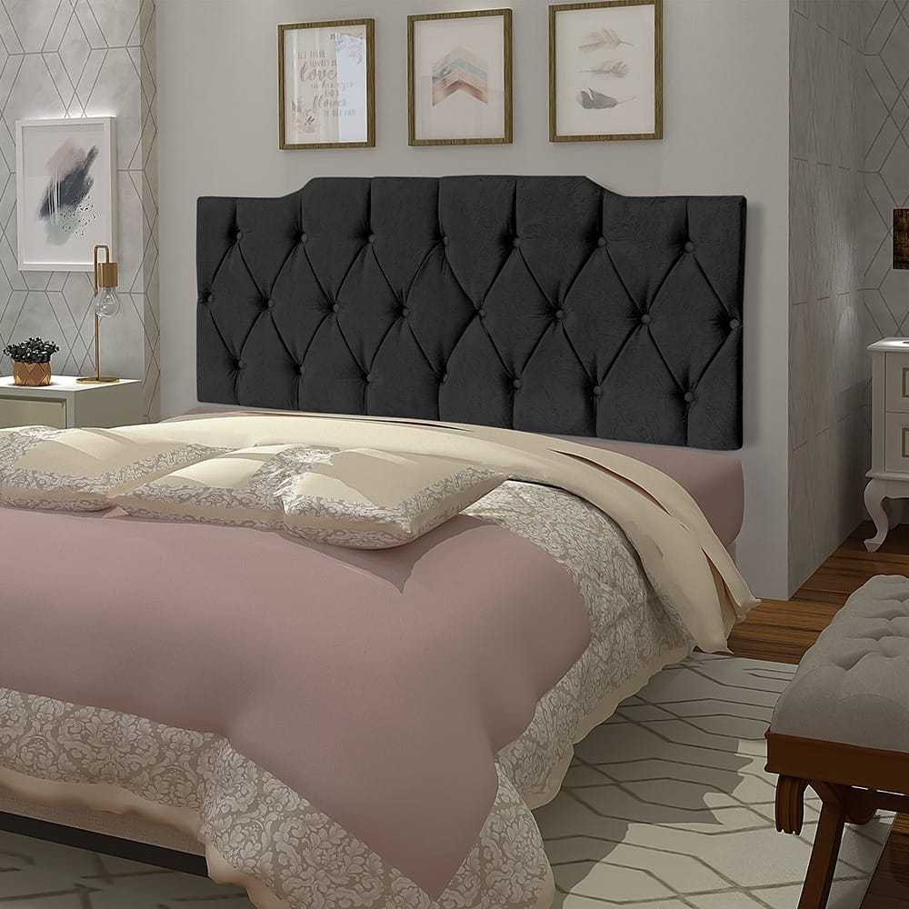 Cabeceira suspensa para cama box King 2,00 CANCUN - 6 Cores.