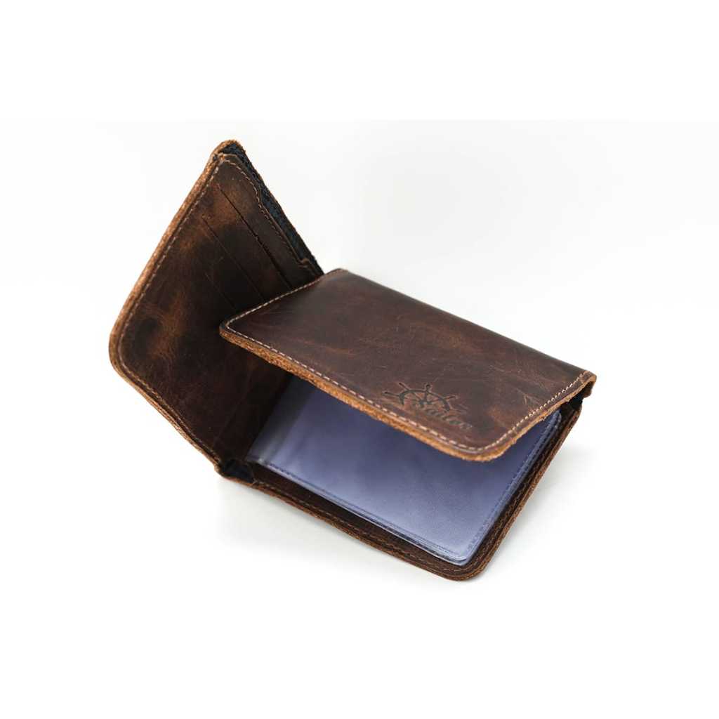 Carteira Masculina Slim Porta Cartão Couro Legitimo - PROMO