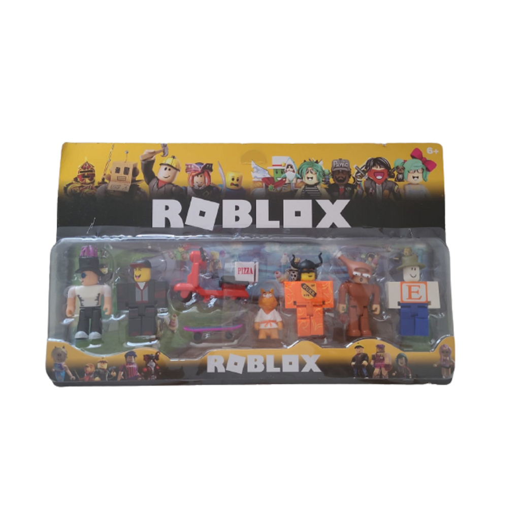 Roblox-Blocos de Construção com Acessórios, 24 Série de Bonecas