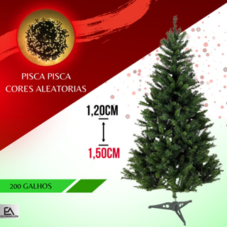 Arvore De Natal Fibra 45cm Pisca Pisca Led Rgb Ponta Estrela