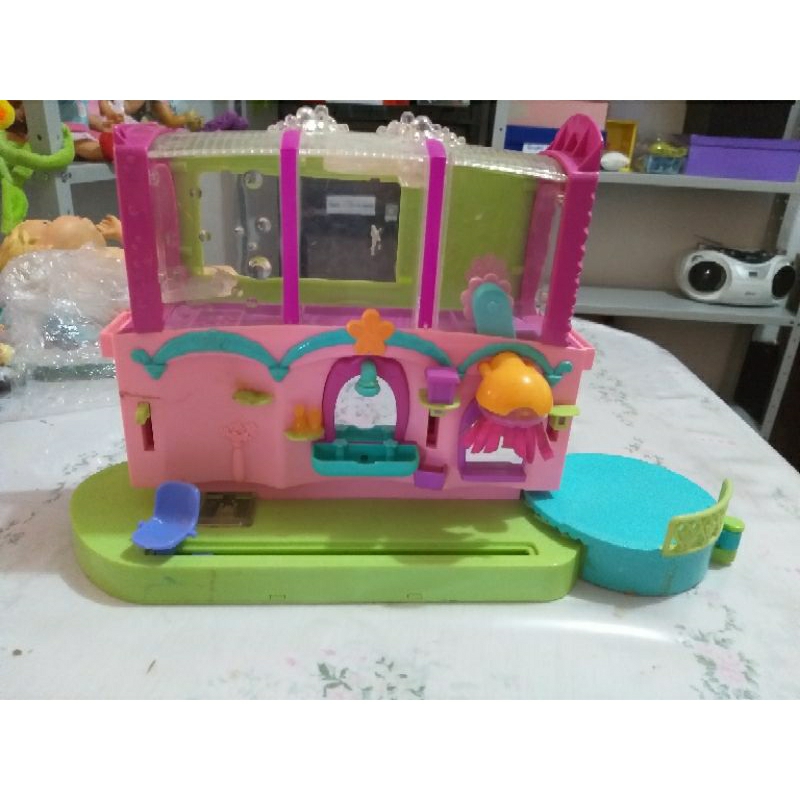 Spa/salão De Beleza E Pet Shop Da Polly Pocket C/ Acessórios